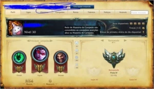 Conta Prata lV - League of Legends LOL