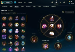 Conta Diamante 4 (60 pdl) Level 74+ - League of Legends LOL