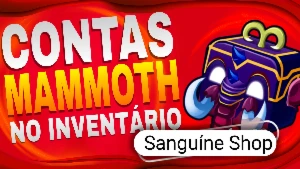 Conta Blox Fruits Com Mamute No Inventario