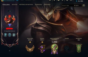 Conta Com +500 Skins E Ahri Termal Gatcha - League of Legends LOL