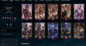 Conta Com +500 Skins E Ahri Termal Gatcha - League of Legends LOL