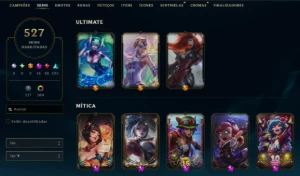 Conta Com +500 Skins E Ahri Termal Gatcha - League of Legends LOL
