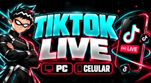 Contas TikTok | LIVE Studio PC | LIVE Celular | Link na Bio - Redes Sociais
