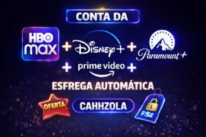 Hbo Max+Disney+Prime Vídeo+Paramount, Entrega Automática!! - Assinaturas e Premium