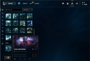 Conta Diamante 3 com 36 Champs e 11 Skins + 34 Espolios - League of Legends LOL