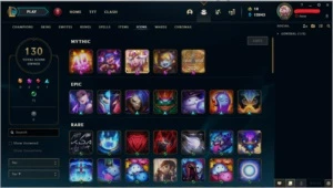 CONTA LOL LEAGUE OF LEGENDS 335 SKINS LEVEL 178