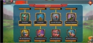 Lords Mobile conta 53M de poder Perto de abrir T4