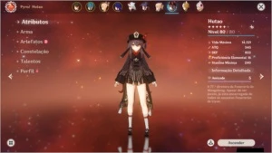 GENSHIN IMPACT CONTA AR 56 COM VÁRIOS PERSONAGENS E ARMAS T5