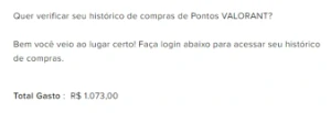 Conta de Valorant Muitas Skins