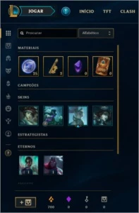Contas Unranked de League of Legends LOL