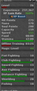 Royal Paladin Level 162 Skill 100 Calmera - Tibia