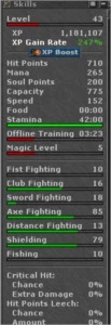 Royal Paladin Level 162 Skill 100 Calmera - Tibia