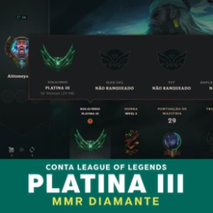 Contas Platina - O Menor Preço! - League Of Legends Lol