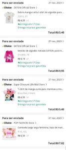 Pego itens de primeiro usuário no AliExpress - Serviços Digitais
