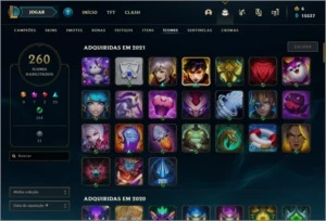 CONTA LOL, PLATINA, 140 SKINS, TODOS OS CAMPEÕES, 2014 - League of Legends