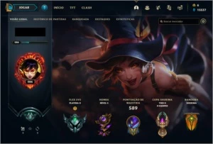 CONTA LOL, PLATINA, 140 SKINS, TODOS OS CAMPEÕES, 2014 - League of Legends