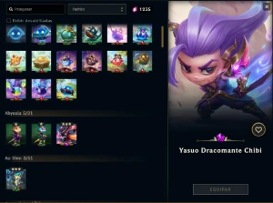 Conta league of legends/valorant/tft 1487 skins 2011 lvl 457 LOL