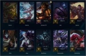 Conta - Platina 4, 90 Campeões, 30 Skins, 1 Vitoriosa - League of Legends LOL