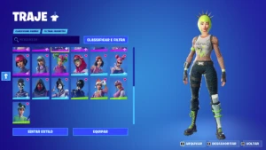 Conta fortnite com skins que não voltam mais a loja.