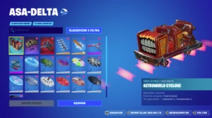 Conta fortnite com skins que não voltam mais a loja.