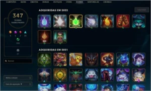 Conta gold 3 196 skins + 2 ultimate 131 campeões + 300 icone - League of Legends LOL