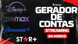 Gerador De Contas Streaming - 100 Contas Por Hora - Outros