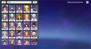 Conta AR49 - Heizou, xingqiu, ayato, childe, yoimiya, bennet