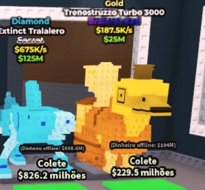 Extinct Tralalero Secret e Trenostruzzo Turbo 3000