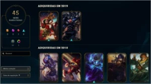 Conta de LOL plat IV - League of Legends