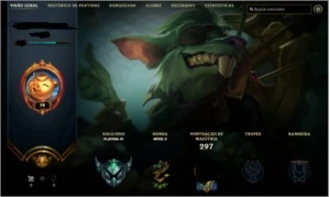 Conta de LOL plat IV - League of Legends
