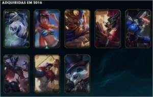 Conta de LOL plat IV - League of Legends