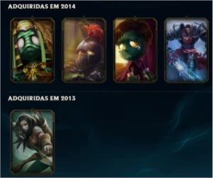 Conta de LOL plat IV - League of Legends