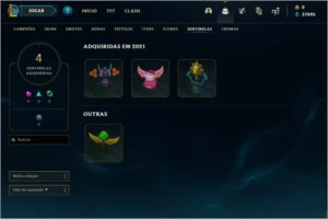 Conta Platina I - League of Legends LOL