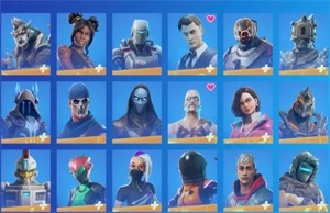Conta Fortinite Com minty, Glow, e varias outras skins raras - Fortnite