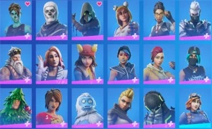 Conta Fortinite Com minty, Glow, e varias outras skins raras - Fortnite