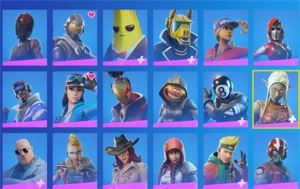 Conta Fortinite Com minty, Glow, e varias outras skins raras - Fortnite