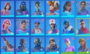 Conta Fortinite Com minty, Glow, e varias outras skins raras - Fortnite