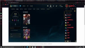 conta de lol gold 4 skins e champs ! - League of Legends
