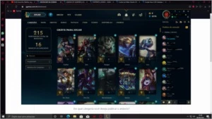 conta de lol gold 4 skins e champs ! - League of Legends