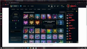 conta de lol gold 4 skins e champs ! - League of Legends