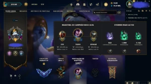 Conta League of Legends criada em 2014 - full campeões LOL