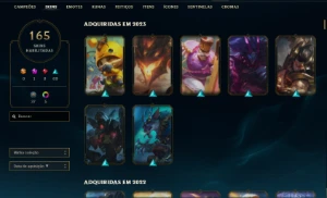 Conta League of Legends criada em 2014 - full campeões LOL