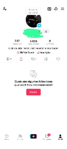 Conta de tik Tok - Redes Sociais