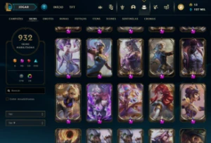 Conta lol 932 skins, 40 skin prestige, aceito negociar valor - League of Legends