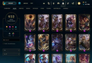 Conta lol 932 skins, 40 skin prestige, aceito negociar valor - League of Legends