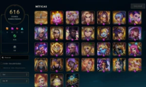 Conta lol 932 skins, 40 skin prestige, aceito negociar valor - League of Legends