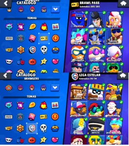 Todos os passes, todos brawlers, 60 brawlers nível 11! - Brawl Stars