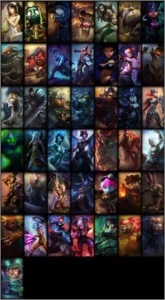 Conta D5 100 Campeões 44 skins+lendarias+Chroma Pack e mt+ - League of Legends LOL