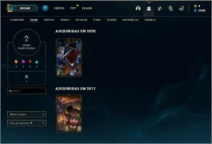 Conta Unranked Upada SEM BOT - League of Legends LOL