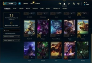 Conta Unranked Upada SEM BOT - League of Legends LOL